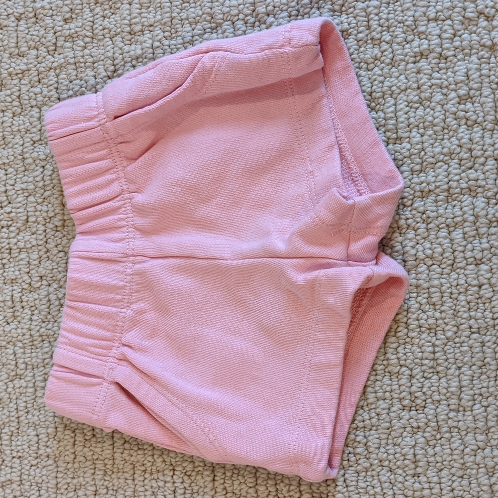 Hanna Andersson Pink Shorts, 0-3M